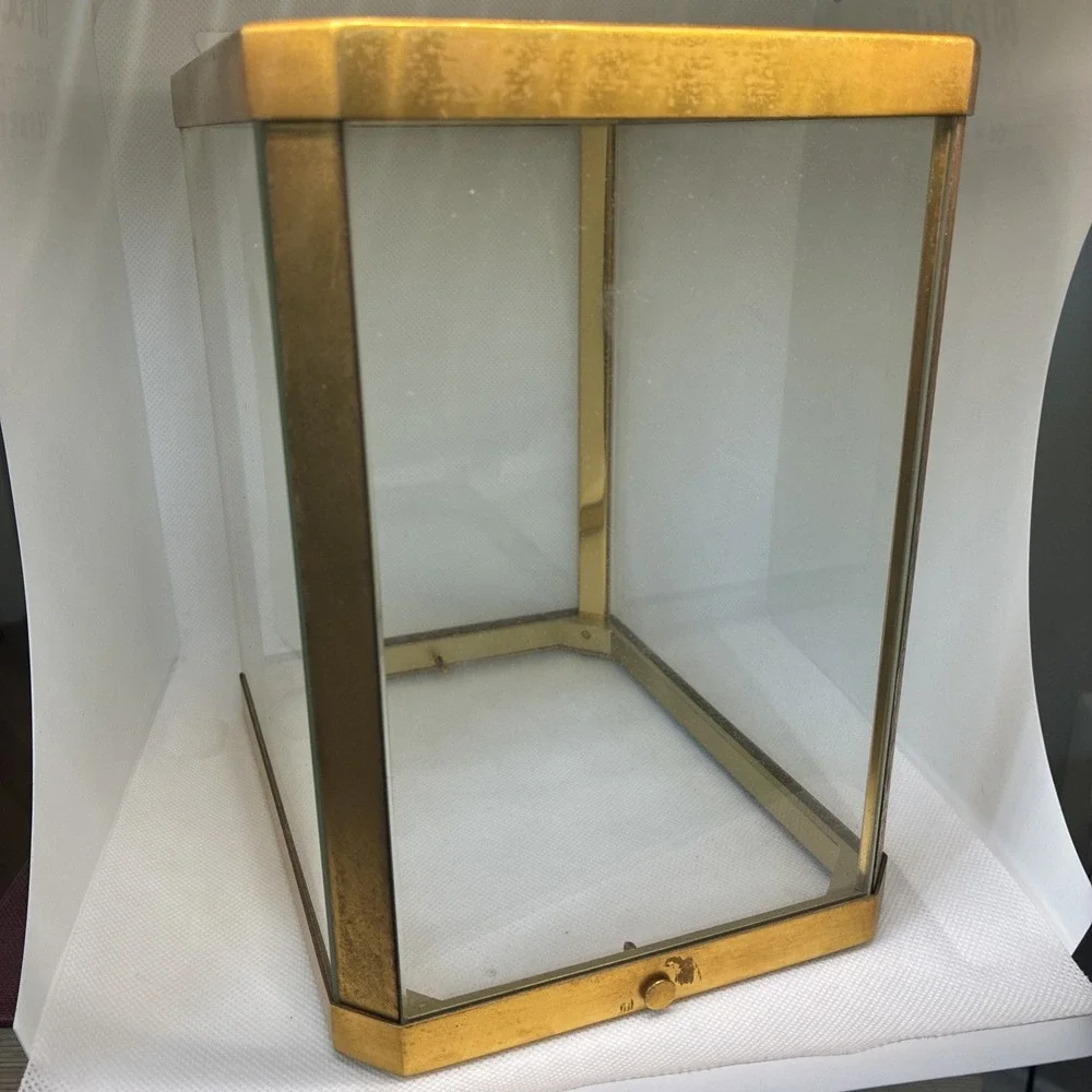Atmos Clock Case Frame UPPER ONLY - For Model 528-6 For Parts! As Is ! (w/glass)